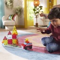Magna-Tiles Fire Rescue (27 dielov) – Stavebnica Hasičské auto s figúrkou