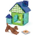 Magna-Tiles Dog House (13 dielov) – Magnetická stavebnica s figúrkou psíka