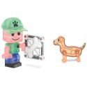 Magna-Tiles Puppy Park (27 dielov) – Magnetická stavebnica s 5 figúrkami