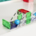 Magna-Tiles Rail Racers Deluxe (90 dielov) – Veľká magnetická guličková dráha