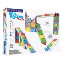 Magna-Tiles Rail Racers Deluxe (90 dielov) – Veľká magnetická guličková dráha