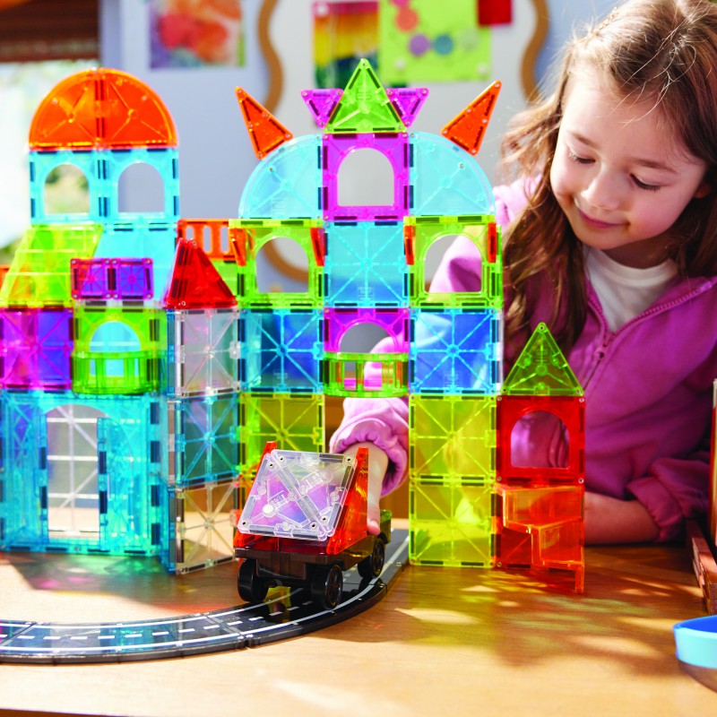 Magna-Tiles City Center (110 dielov) – Veľká magnetická