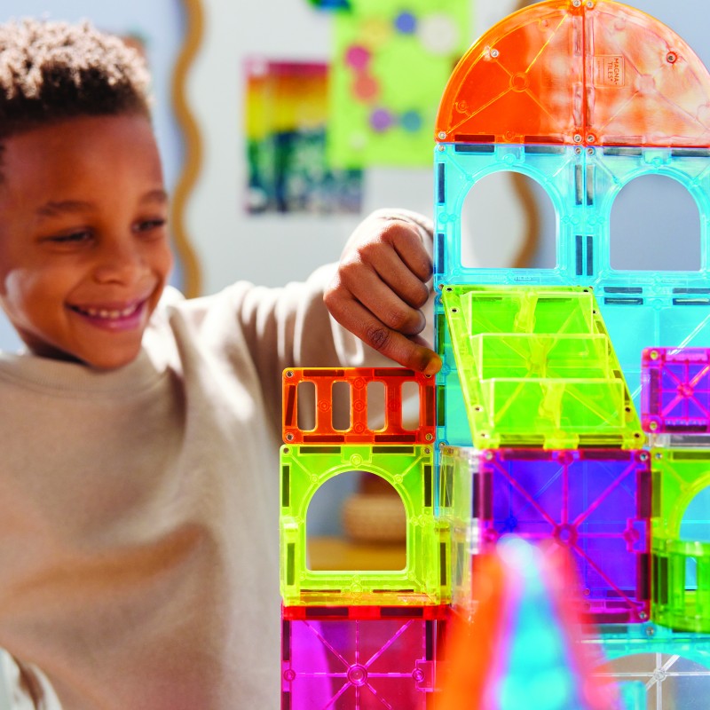 Magna-Tiles City Center (110 dielov) – Veľká magnetická