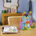 Magna-Tiles Cestovná sada Deluxe (55 dielov) – Magnetická stavebnica microMAGS
