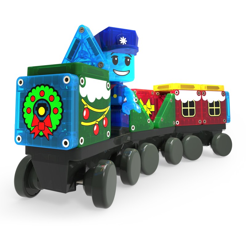 Magna-Tiles Adventný kalendár microMAGS (34 dielov) – Magnetická stavebnica