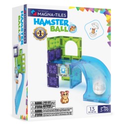 Magna-Tiles Sada Hamster Ball (13 dielov) – Magnetická stavebnica s dráhou pre škrečka