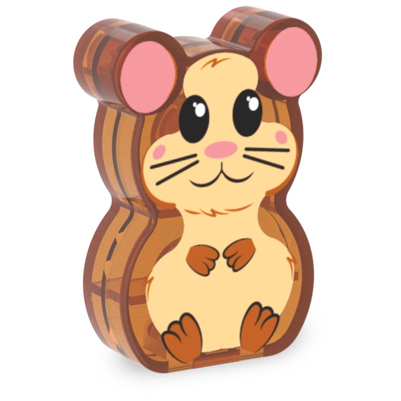 Magna-Tiles Sada Hamster Ball (13 dielov) – Magnetická stavebnica s dráhou pre škrečka