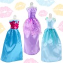 OOPIE ROYAL Módna sada pre bábiky | 3x Plesové šaty, topánky a šperky (9 ks)