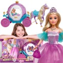WOOPIE ROYAL Lalka Księżniczka Lily i Magiczny Duży Powóz Karoca Akcesoria