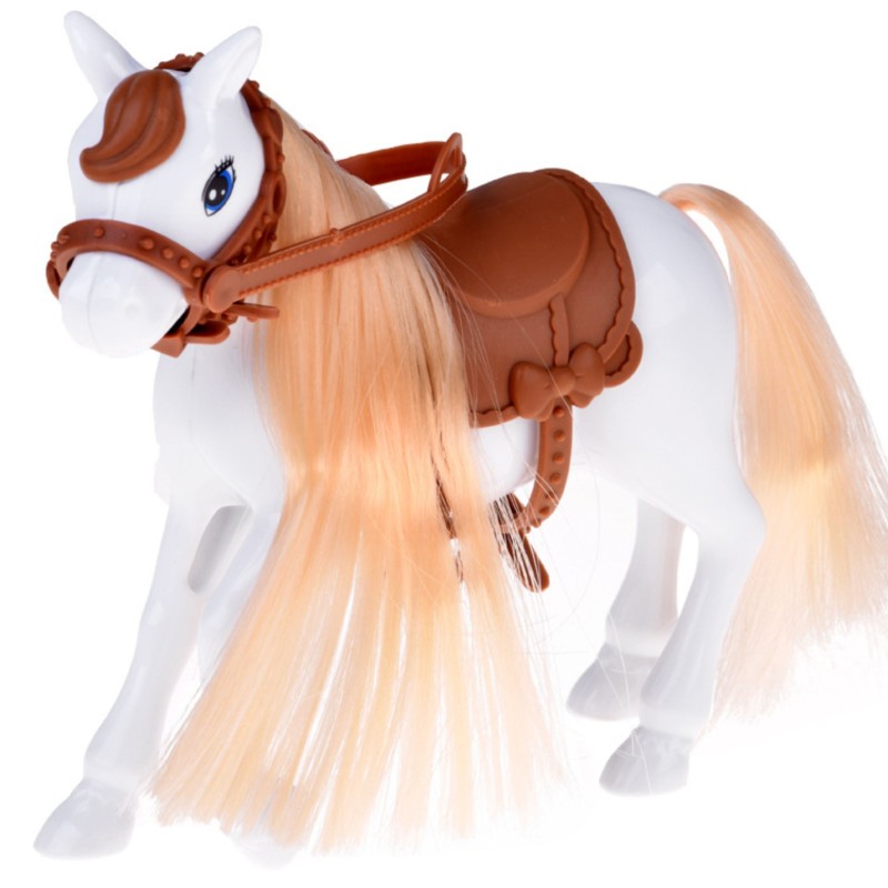 WOOPIE ROYAL Bábika Niki s koňom | Veľká sada 4v1 s džípom a prívesom na koňa