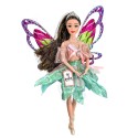 WOOPIE ROYAL Bábika Víla Emi (29 cm) | Čarovná víla s farebnými krídlami a kefou