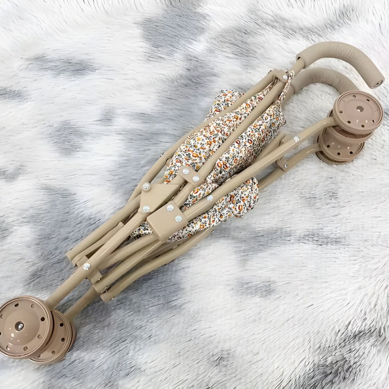 WOOPIE ROYAL Kočík pre bábiky Vintage Flower | Skladací Golfový s kvetinovým vzorom