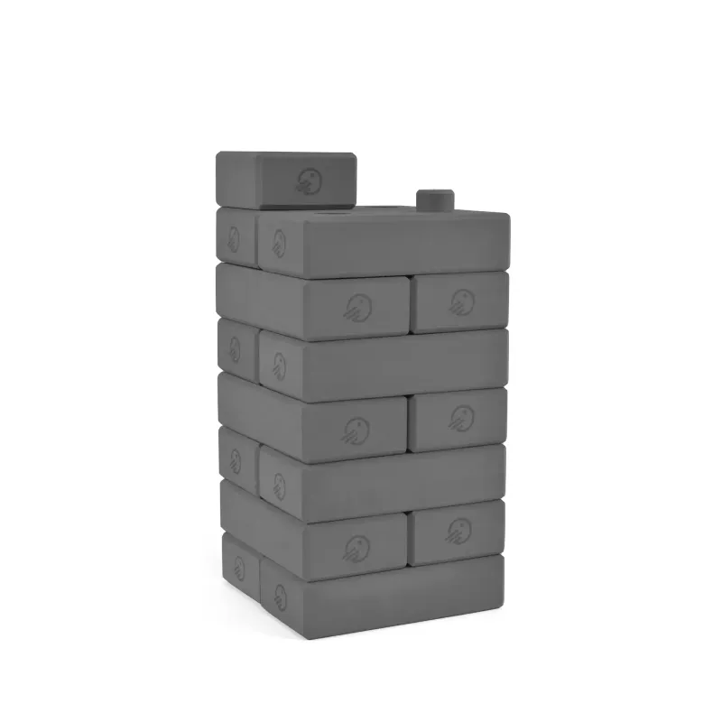 Stavebnica Birdito – Penové tehličky sivé (55 ks) | Kreatívna hračka z EVA peny