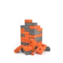Stavebnica Birdito – Penové tehličky oranžové (55 ks) | Kreatívna hračka z EVA peny