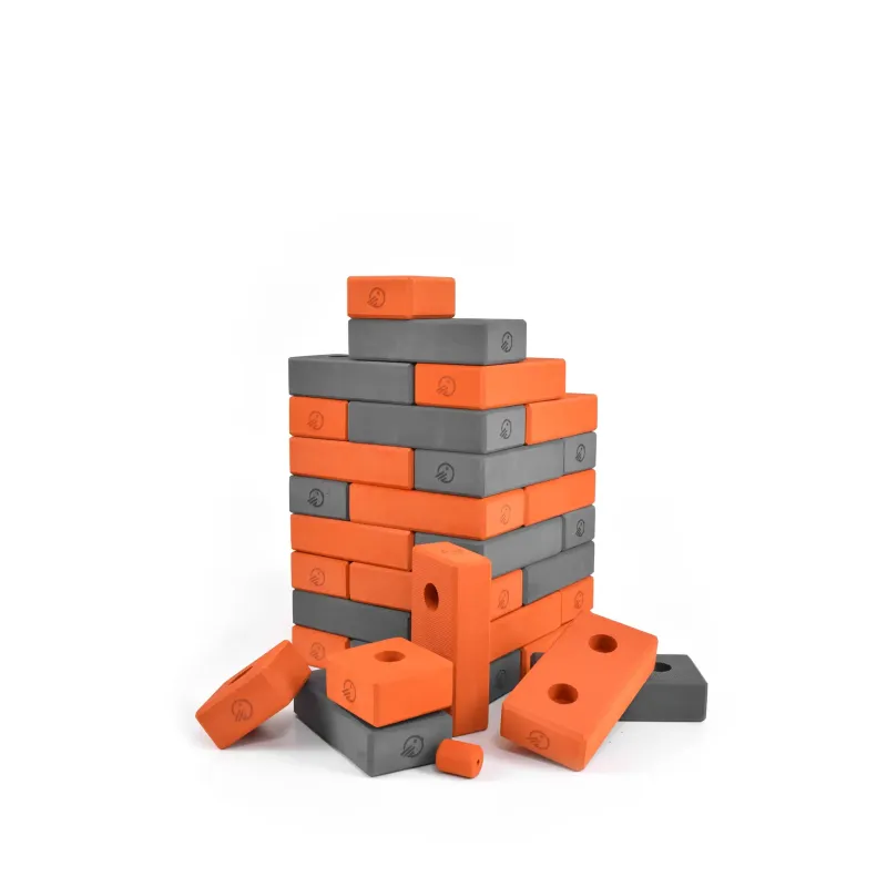 Stavebnica Birdito – Penové tehličky oranžové (55 ks) | Kreatívna hračka z EVA peny