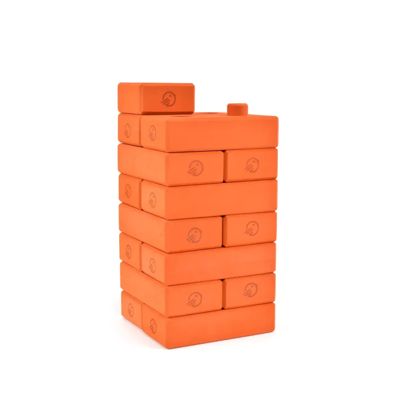 Stavebnica Birdito – Penové tehličky oranžové (55 ks) | Kreatívna hračka z EVA peny