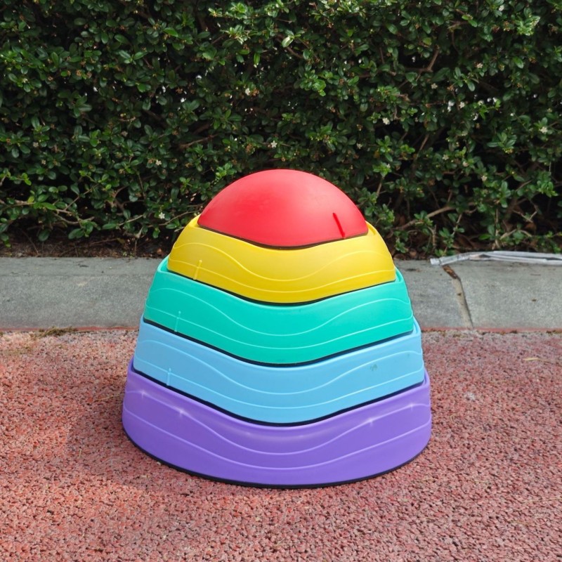 WOOPIE Senzorické balančné kamene | Chodník na tréning rovnováhy 5 ks