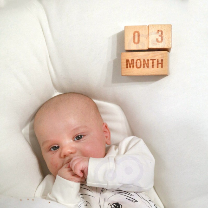 WOOPIE GREEN Drevený Montessori Box 0-2m | XXL Edukačná sada pre novorodenca 7v1 (FSC)