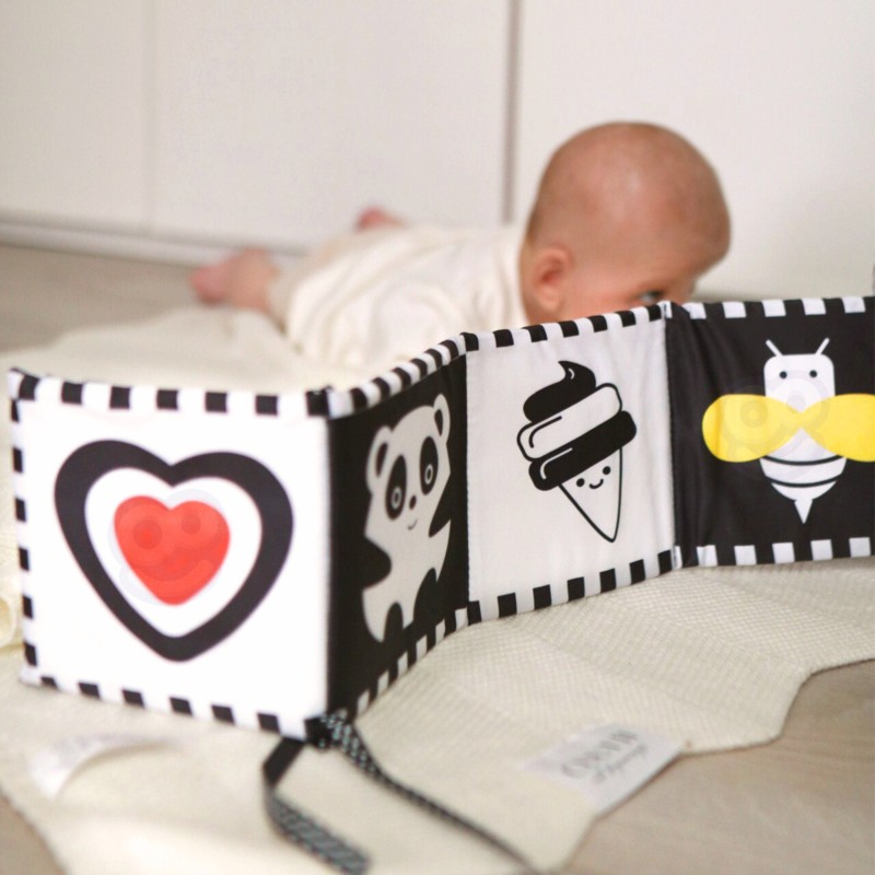 WOOPIE GREEN Drevený Montessori Box 0-2m | XXL Edukačná sada pre novorodenca 7v1 (FSC)