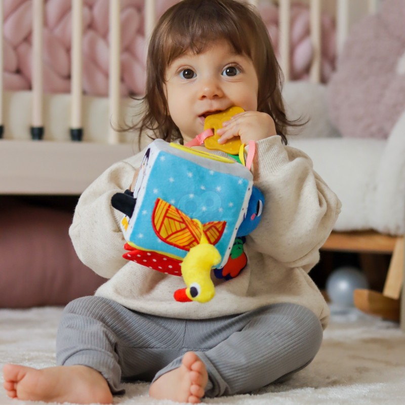 WOOPIE GREEN Drevený Montessori Box 11-12m | Edukačná sada 5v1 pre ročné deti (FSC)