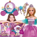 WOOPIE ROYAL Lalka Księżniczka Lily i Magiczny Duży Powóz Karoca Akcesoria