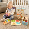 WOOPIE GREEN Drevený Montessori Box 13-15m | Edukačná sada 6v1 (FSC)