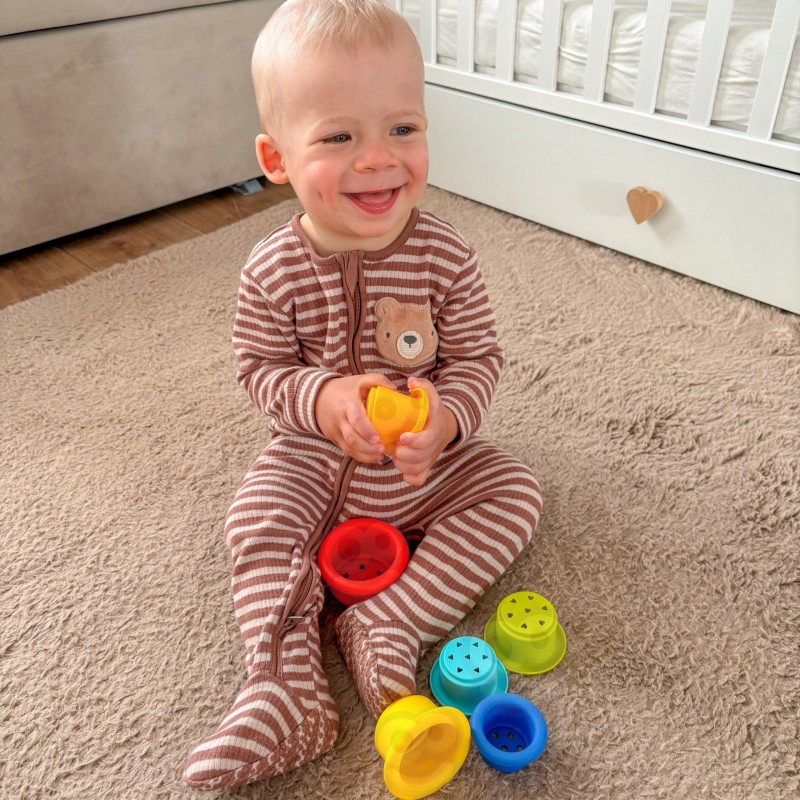 WOOPIE GREEN Drevený Montessori Box 13-15m | Edukačná sada 6v1 (FSC)