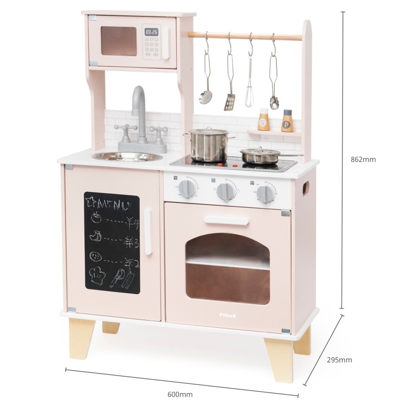 VIGA PolarB Drewniana Kuchnia Światło Dźwięk + Akcesoria