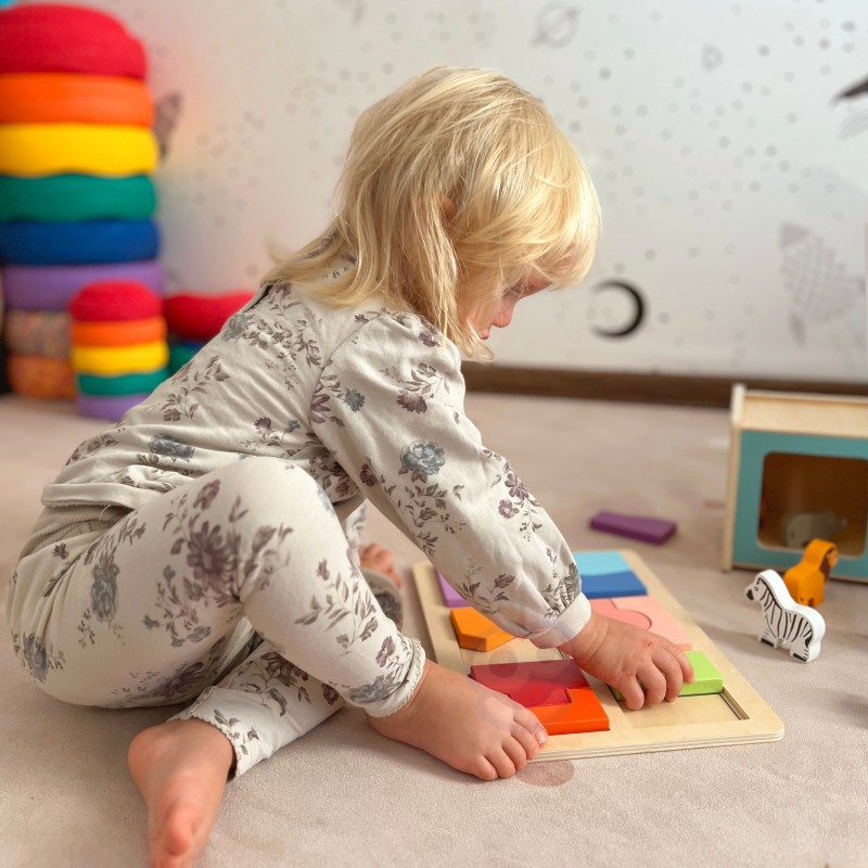 WOOPIE GREEN Drevený Montessori Box 31-36m | XXL Edukačná sada 7v1 (FSC)