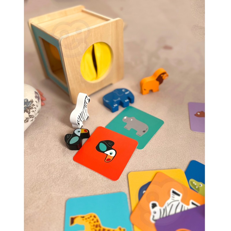 WOOPIE GREEN Drevený Montessori Box 31-36m | XXL Edukačná sada 7v1 (FSC)