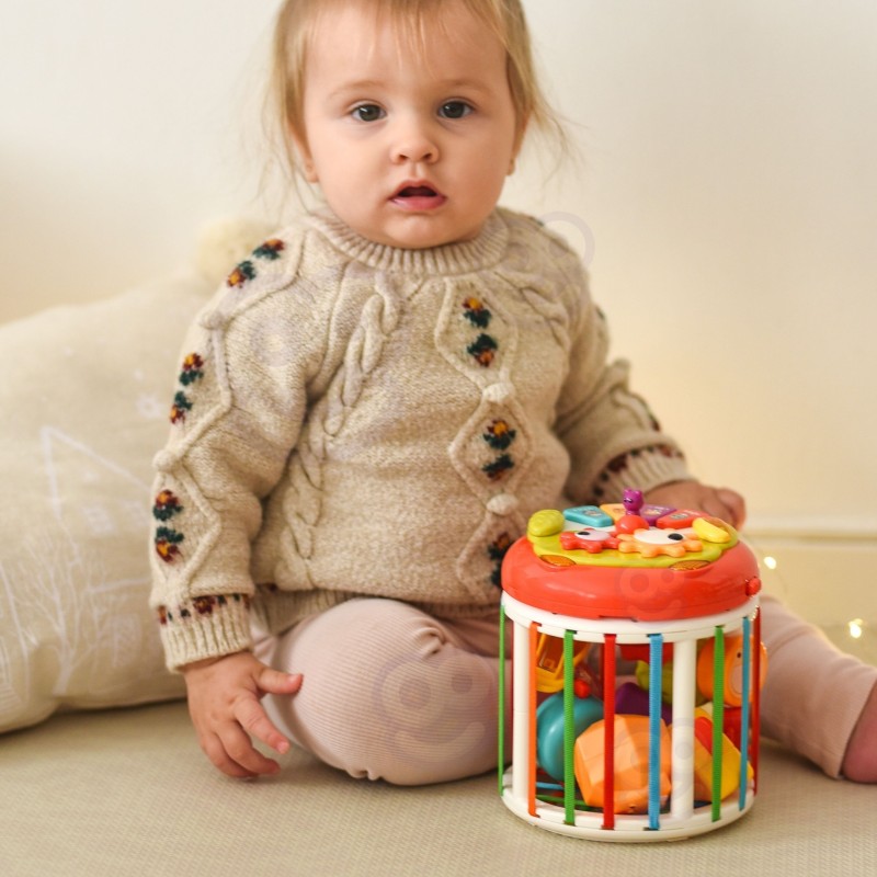 WOOPIE BABY Walec Kostka Sensoryczna Interaktywny Bębenek