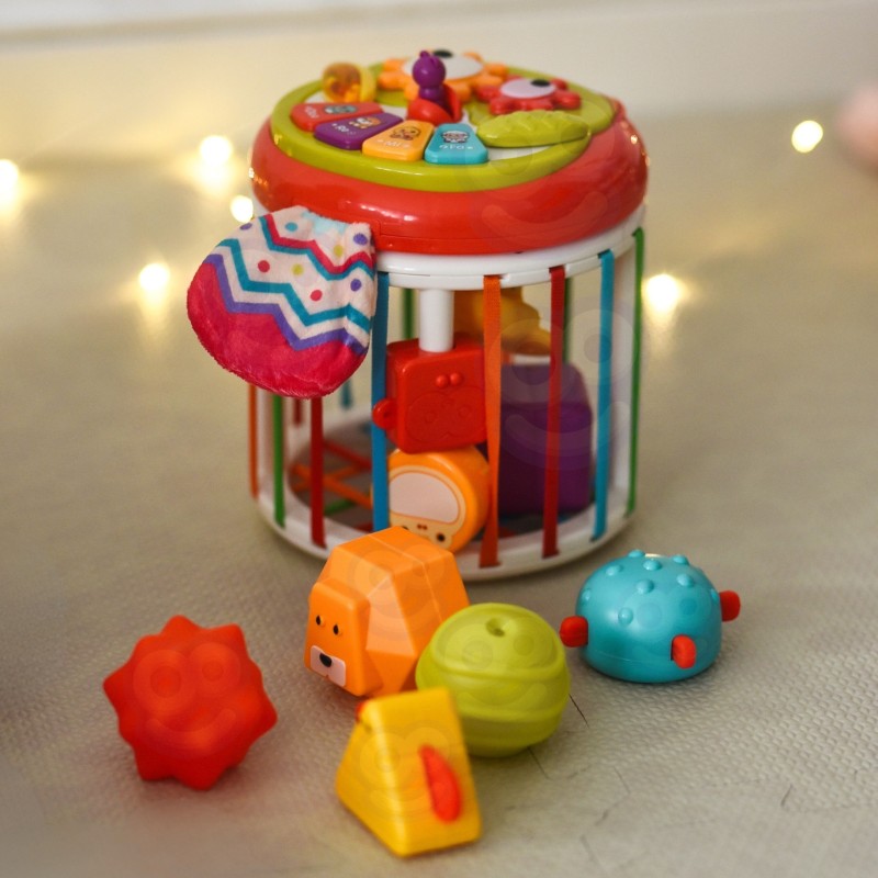 WOOPIE BABY Walec Kostka Sensoryczna Interaktywny Bębenek