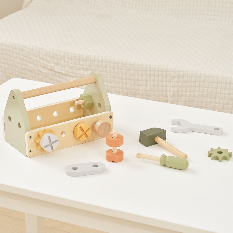 VIGA PolarB Skrzynka z Narzędziami Zestaw Drewniany