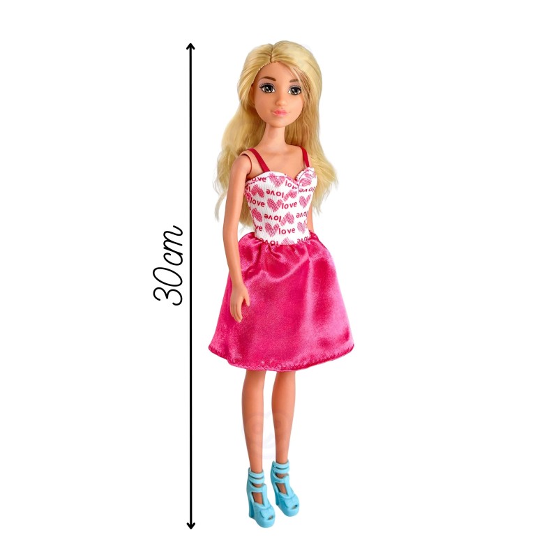 WOOPIE ROYAL Lalka Lily Bobas Krzesełko do Karmienia Zestaw Akcesoria