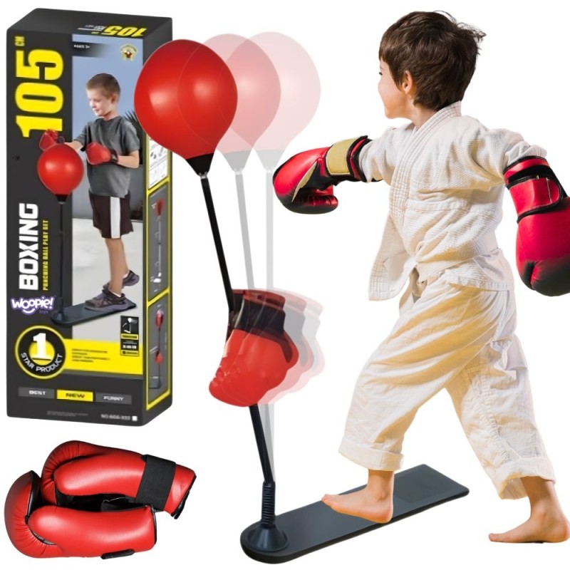WOOPIE Zestaw Bokserski Stojąca Gruszka Regulowana 70-105 cm