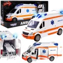 WOOPIE Pogotowie Karetka Ambulans Nosze w Zestawie + Sygnały Dźwiękowe I Świetlne