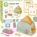 WOOPIE GREEN Drevený hriankovač (Toster) | Raňajkový set s potravinami (14 ks)