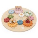 Viga PolarB Drevené ozubené kolesá | Montessori hračka s mechanizmom (Záhrada)
