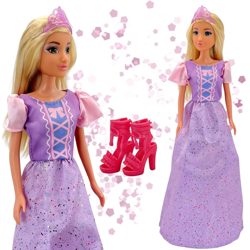 WOOPIE ROYAL Bábika Lily | Princezná v plesových šatách s korunkou