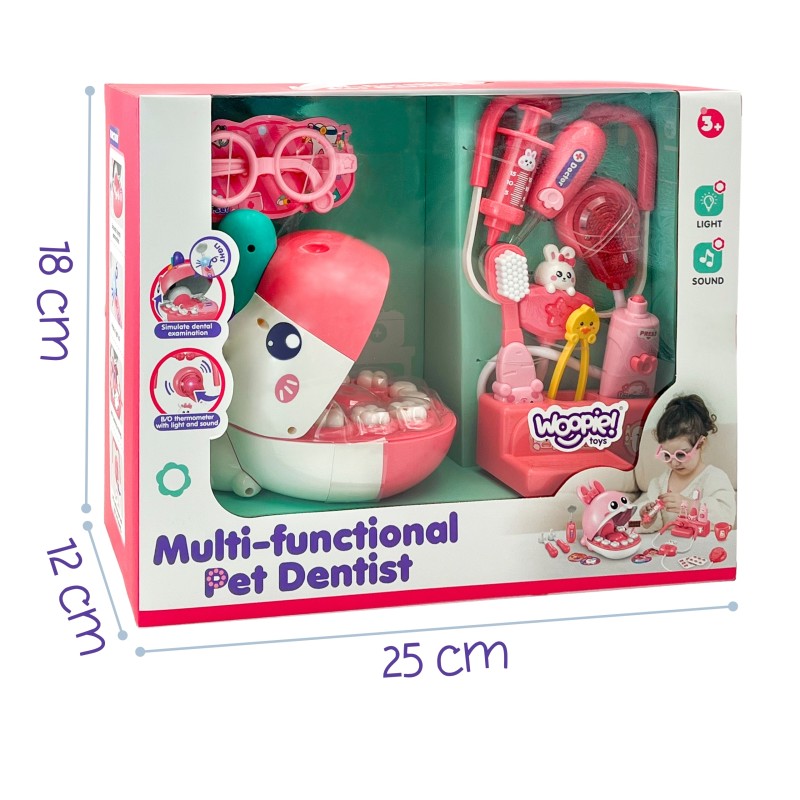 WOOPIE Malý zubár Jednorožec | Interaktívna sada so svetlom a zvukom