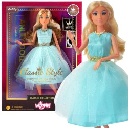 WOOPIE ROYAL Bábika Lily (30 cm) | Princezná v tyrkysových šatách s blond vlasmi