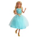 WOOPIE ROYAL Bábika Lily (30 cm) | Princezná v tyrkysových šatách s blond vlasmi