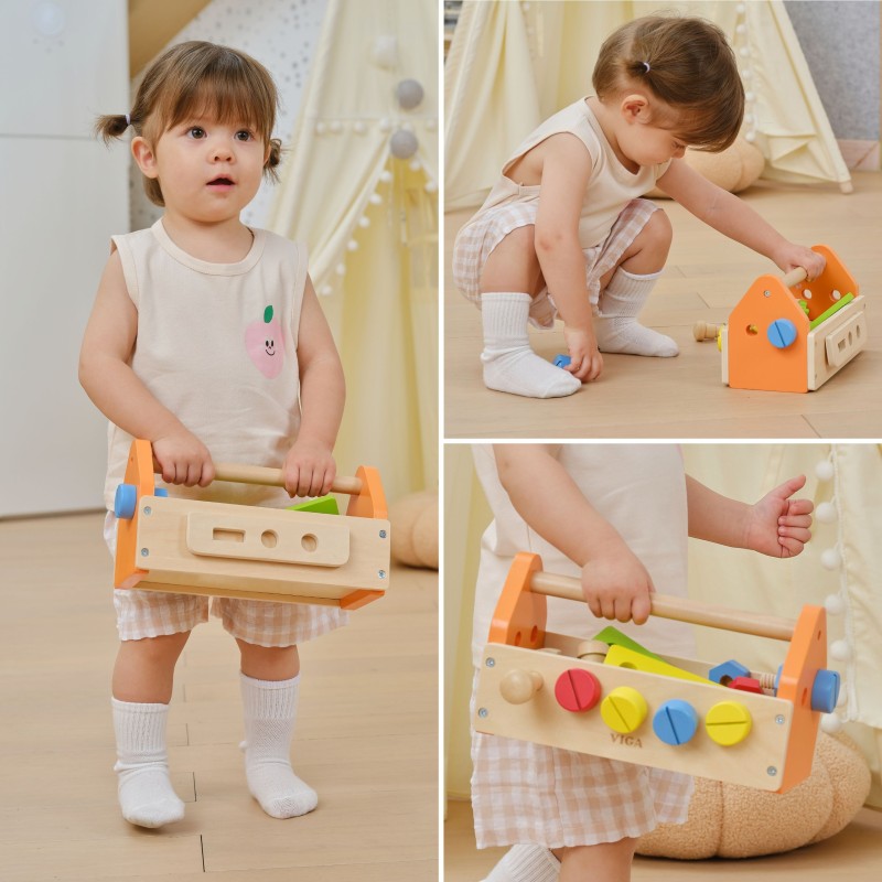 Viga Skrzynka Na Narzędzia Zestaw Drewniany