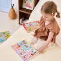Viga Drevené zvukové puzzle Denné aktivity | Interaktívna vkladačka pre najmenších