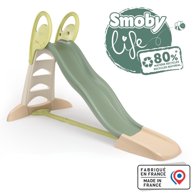 Smoby Life Šmykľavka XL 230 cm | Záhradný tobogan s vodnou funkciou
