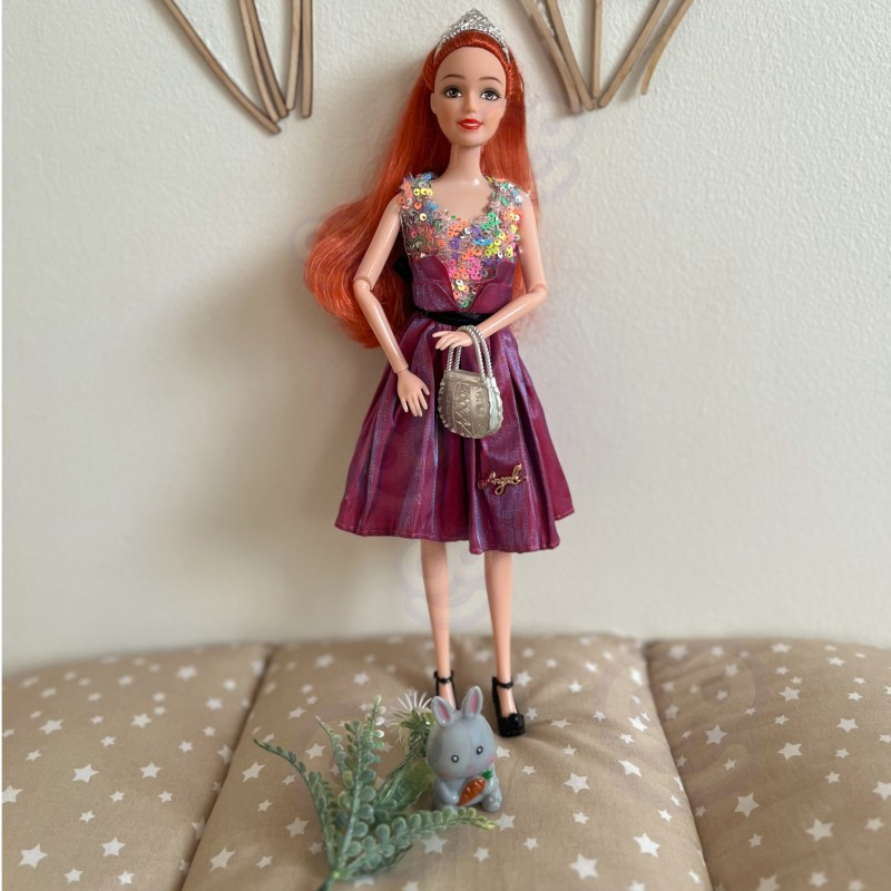 WOOPIE ROYAL Lalka Emi Style Fashion 32 cm - Stylowa Księżniczka w Różowej Sukni + Akcesoria