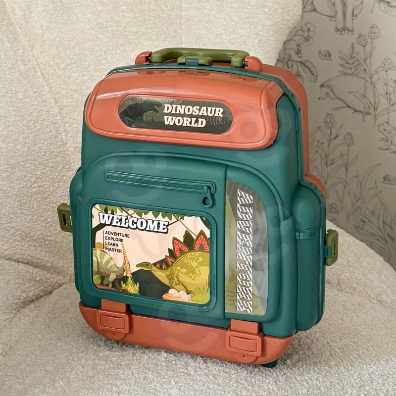 WOOPIE Walizka Dinosaur World - Edukacyjny Zestaw Odkrywcy Dinozaurów