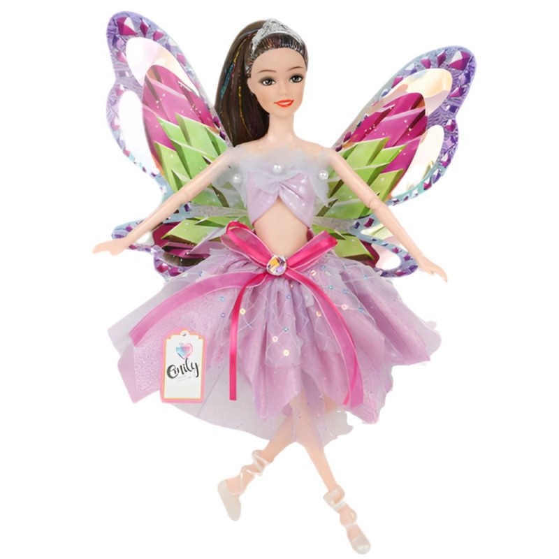 WOOPIE ROYAL Lalka Emi Wróżka z Kolorowymi Skrzydłami i Balonami