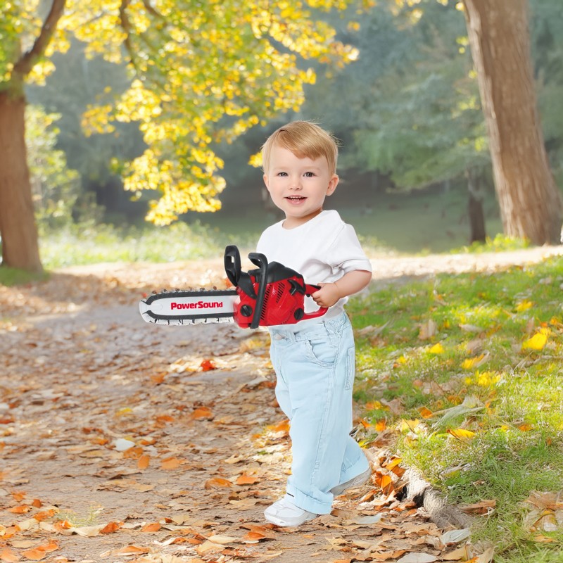 WOOPIE Piła Motorowa Łańcuchowa Dla Dzieci Gumowy Obrotowy Łańcuch