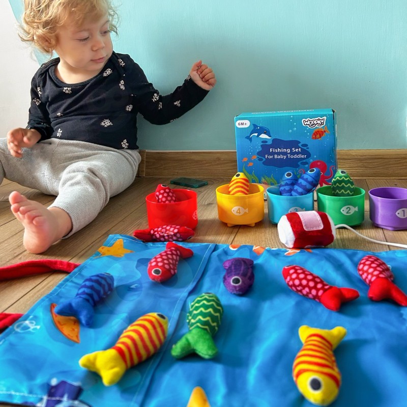 WOOPIE BABY Zestaw Małego Wędkarza Nauka Liczenia 22 El.